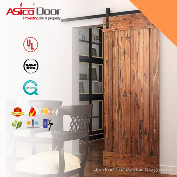 ASICO Modern Style Hot sale high quality solid wood barn sliding door